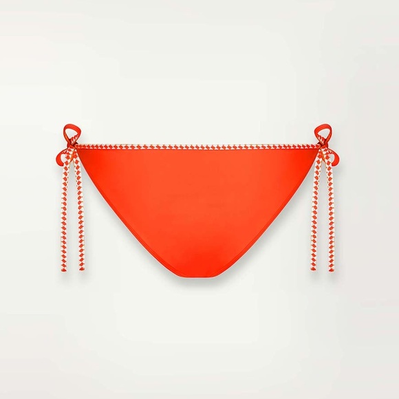 LemLem Lena String Bikini Bottom NEON ORANGE NWT LARGE - Picture 3 of 5